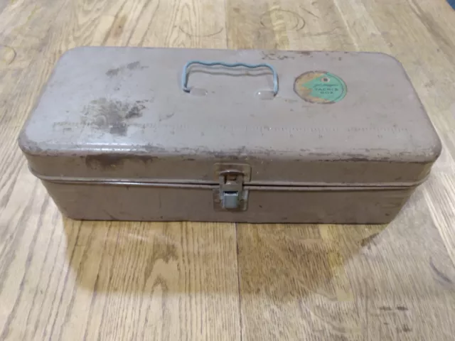 Vintage Game Fisher 3000 3 Tray Compartmental Tackle Box By Sears Roebuck  Co