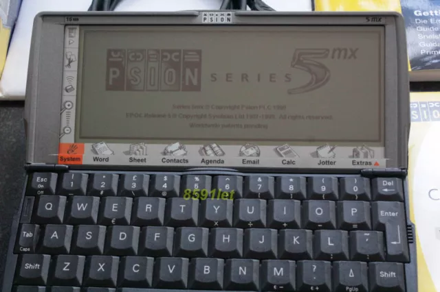 Psion series 5mx 16Mb boxed, with all documentation.