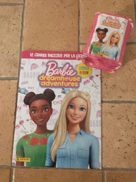 Album Panini Barbie Dreamhouse Adventure - 32 Pages + 180 Stickers - Avec Jeux Concours - Pour Enfants Collectionneurs