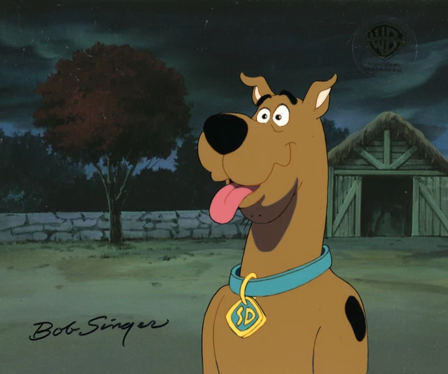 SCOOBY DOO ORIGINAL Production Cel/Drawing/OBG-Zombie Island-Signed Bob ...