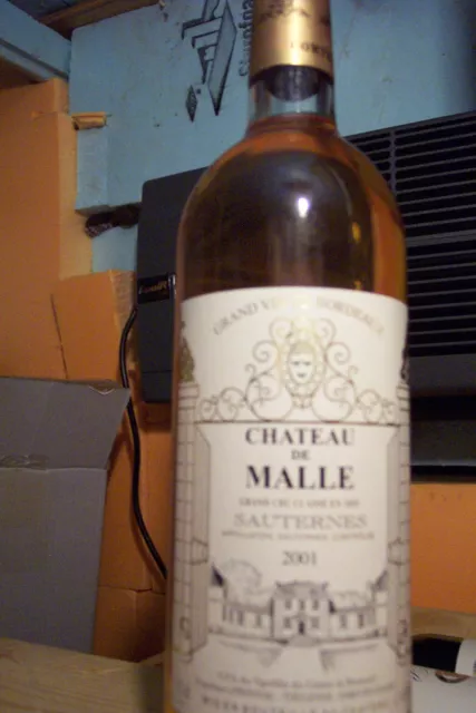 CHATEAU DE MALLE 2010- 2ème GRAND CRU  CLASSE BARSAC-SAUTERNES  !