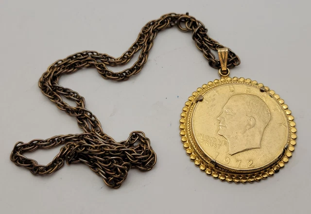 Pendentif Vintage En Plaqué Or - Style Rétro Époque - Neuf Deadstock