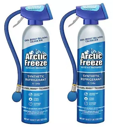 Arctic Freeze R-134a Kit Includes Hose with Gauge Synthetic lot of 2