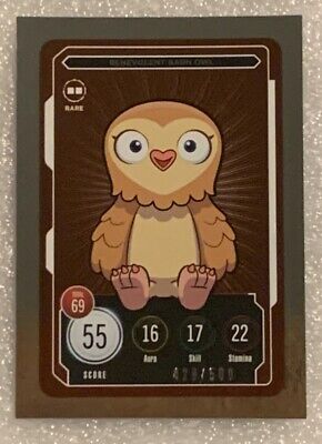 RARE BENEVOLENT BARN OWL /500 - VeeFriends Series 2 Compete and Collect Cards