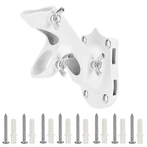 UNCO- Aluminum Flag Pole Holder, Heavy Duty Aluminum Mount, Flag Pole Bracket,