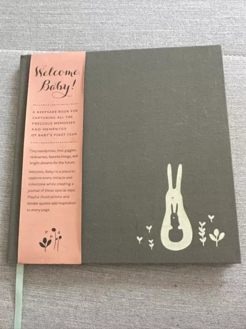 Land Of Nod (Crate & Barrel) Welcome Baby Book/Journal