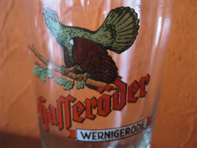 Hasseröder WERNIGERODE Harz Brauerei 0,25l Bierglas Glas DDR Ostalgie Andenken 2