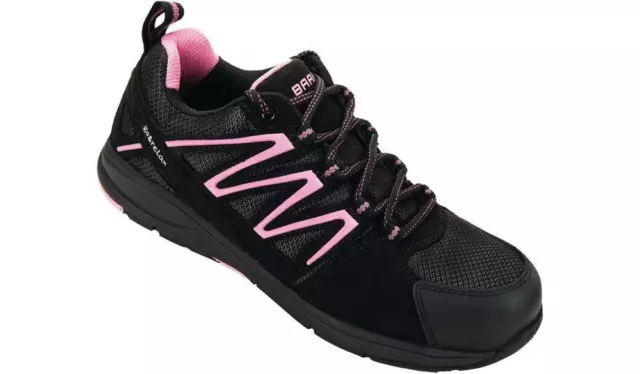 BAAK scarpa antinfortunistica donna Silvy2 taglia 40 nero/rosa S1P SRC EN ISO 20345...