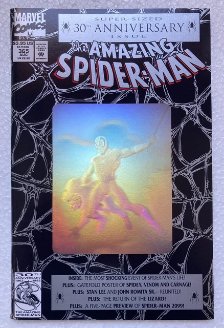 Marvel Comics The Amazing Spiderman #365 30th Anniversary Special