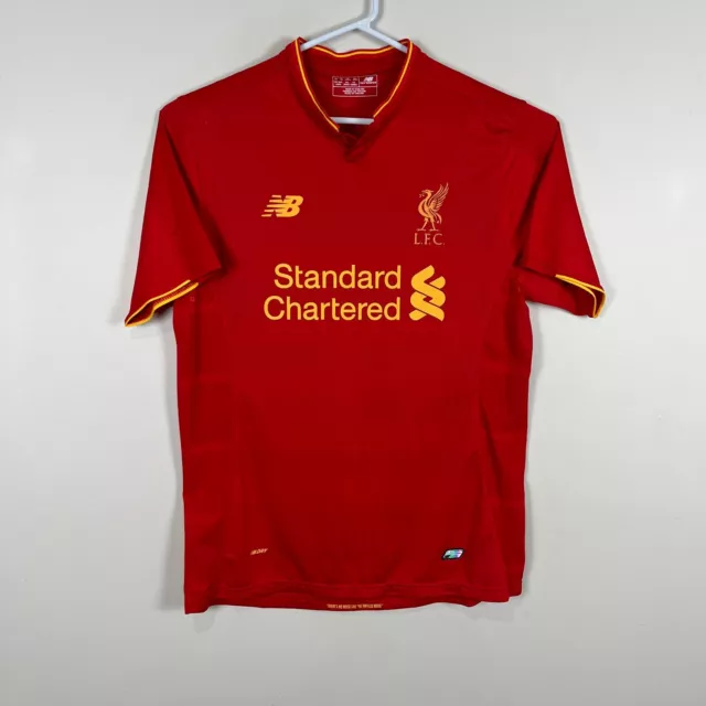 Liverpool FC New Balance 2016-17 Home Soccer Football Jersey Mens XL Extra Large