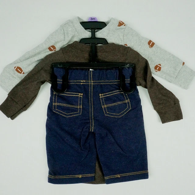 Carters Infant Baby Boy 3Pcs set Football Outfit