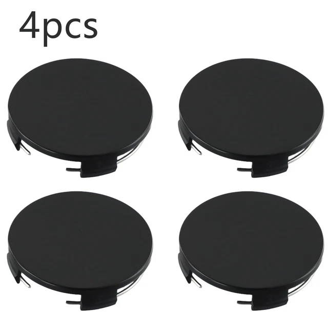 Premium Quality Universal Car Wheel Centre Hub Cover 65mm/59mm Set of 4 Black