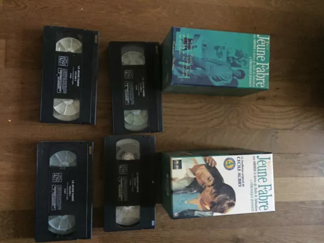 CASSETTE VIDEO VHS SERIE TV LE JEUNE FABRE mehdi veronique jeannot