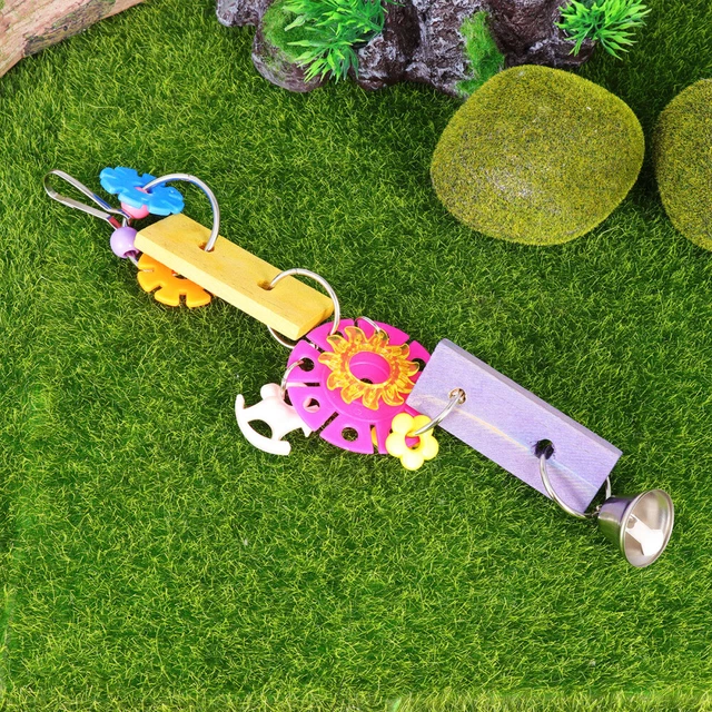 1pc Papagei Spielzeug Papagei Hängen Spielzeug Vogel Käfig Stand