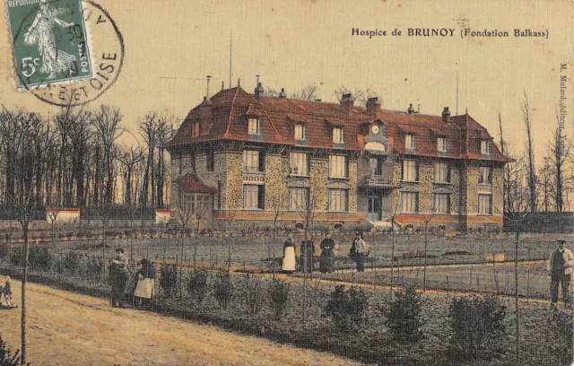 Cpa 91 Hopsice De Brunoy /Cpa Toilee