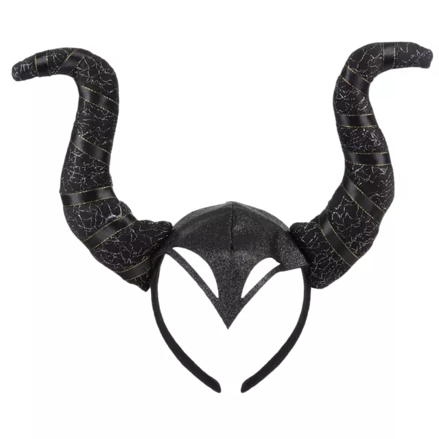 EVIL WITCH HORNS HEADBAND Halloween Gothic Horn party Fancy Dress Accessory