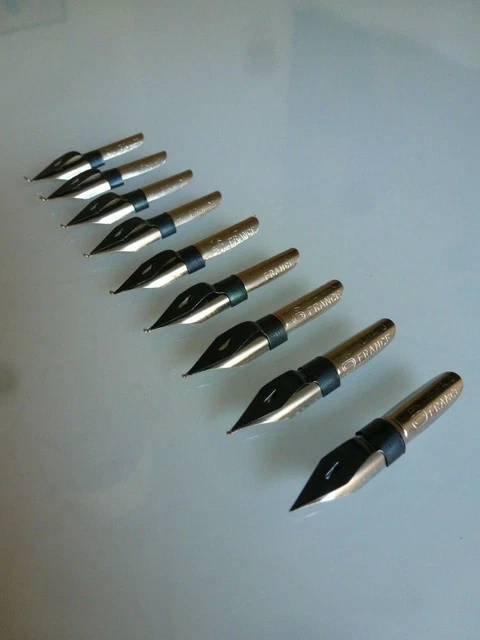 9 Piume Treraid/Blanzy Favola Gilbert/Calligrafia Nibs