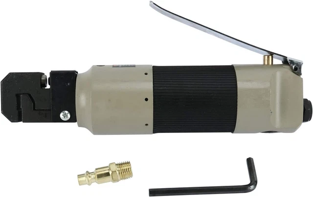 Pneumatic Air Body Panel Flanger / Punch Crimping Tool With Rotating Head NEW US