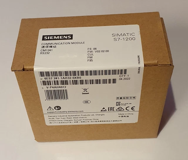 Siemens S7-1200 CM 1241 RS-232 6ES7241-1AH32-0XB0 6ES7 241-1AH32-0XB0