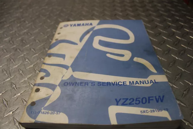 2007 07 Yamaha Yz250Fw Yz 250 Fw Service Manual Lit-11626-20-57