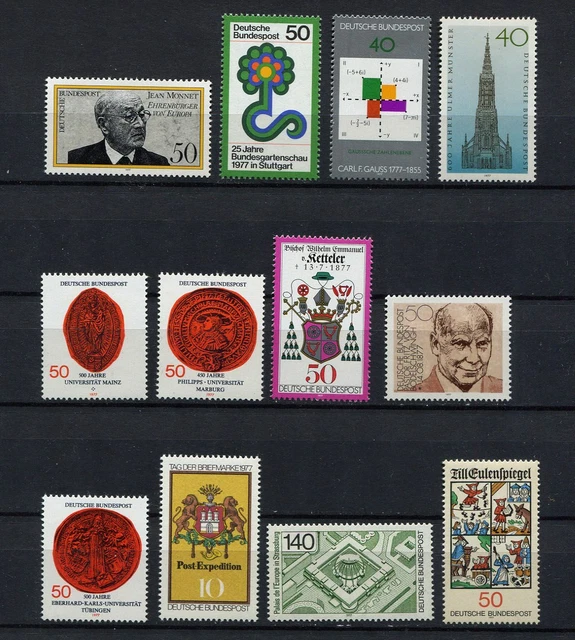 Germany - BRD : Stamps from 1977 - mint NH
