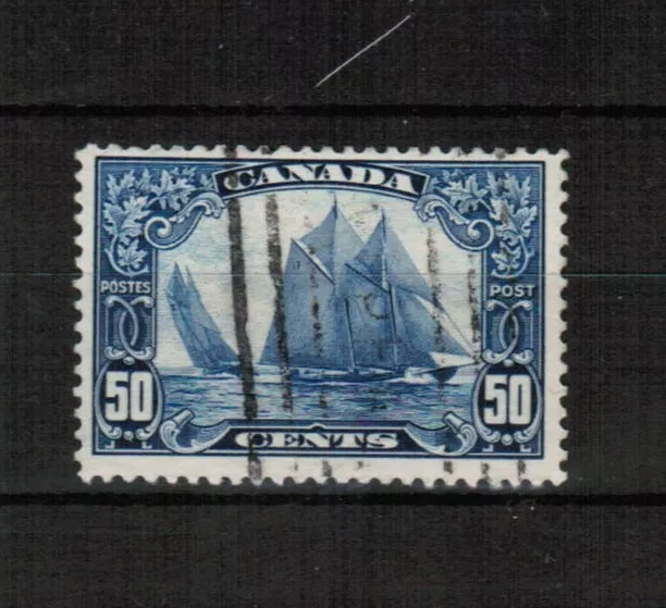 Canada 50 cents Bluenose sailing ship - Fine used - Scott # 158 - L@@K!!!