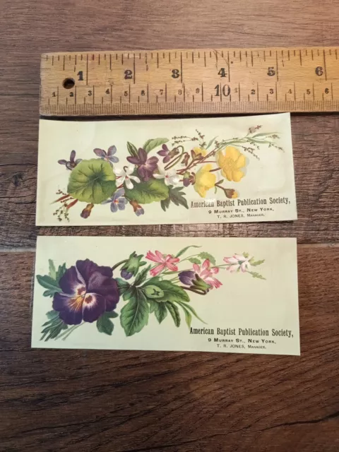 1880s trade cards, American Baptist Publication Society. Sunday School N.Y. (M2)