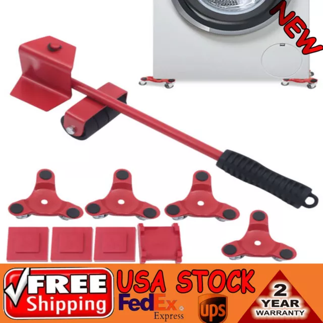 Alloy Steel Furniture Dolly for Moving, Heavy Object Movers with  Wheel