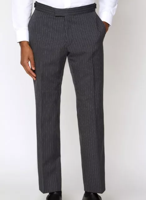 Formal Striped Trousers - Ex Hire - Wedding - Ascot - Masonic VGC