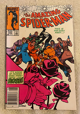 The Amazing Spider-Man Marvel 1984 Newsstand 1st Appearance of Rose