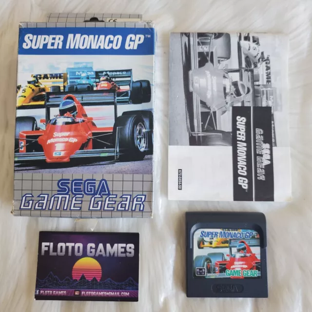 Jeu Super Monaco GP pour Sega Game Gear PAL Complet CIB - Floto Games