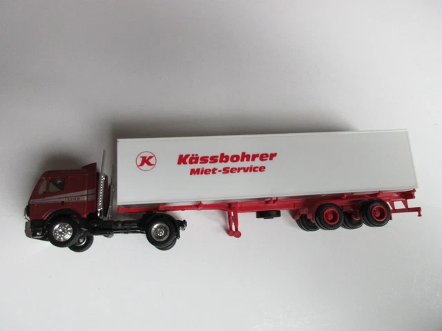 Miniature NZG 1/87 – Semi-remorque Mercedes – Modèle De Collection 187