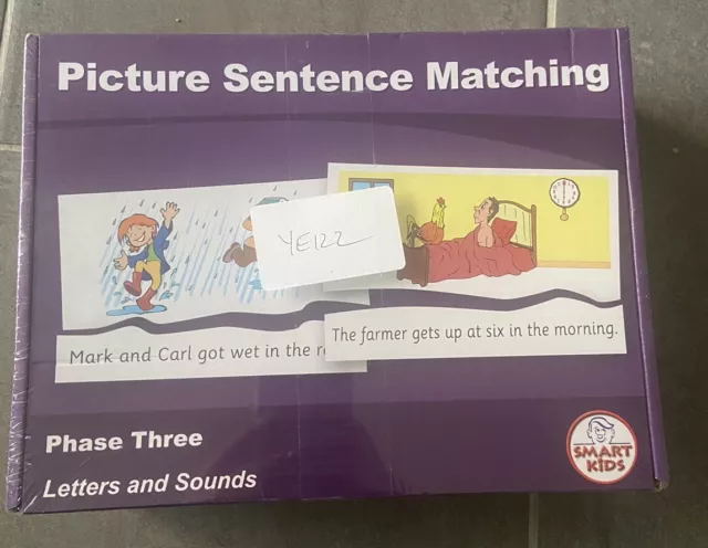 Smart Kids Letters and Sounds Phonics Phase 3 And 4- Picture Sentence Matching