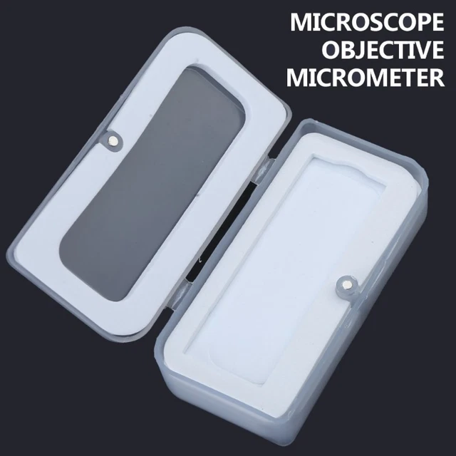MICROMETERS OPTICAL GLASS Calibration Ruler Microscopes Oculars Reticle ...