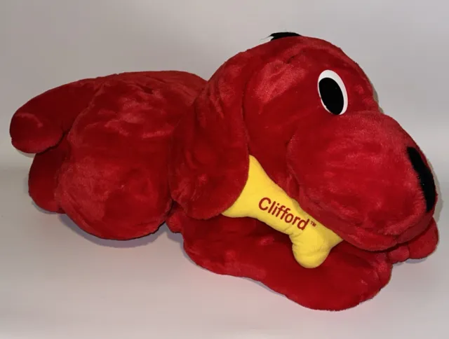 Works ~ Clifford the Big Red Dog Plush Large Stuffed Animal 24" w/Sounds Retired