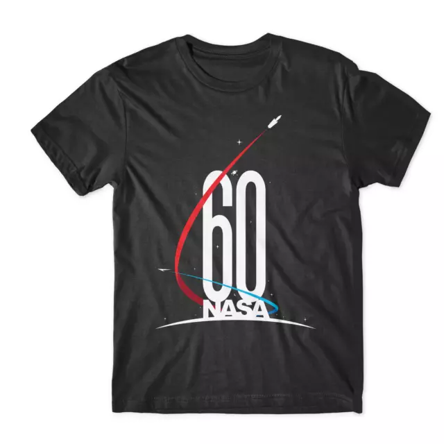 Official NASA Space Agency 60th Anniversary Logo T-Shirt