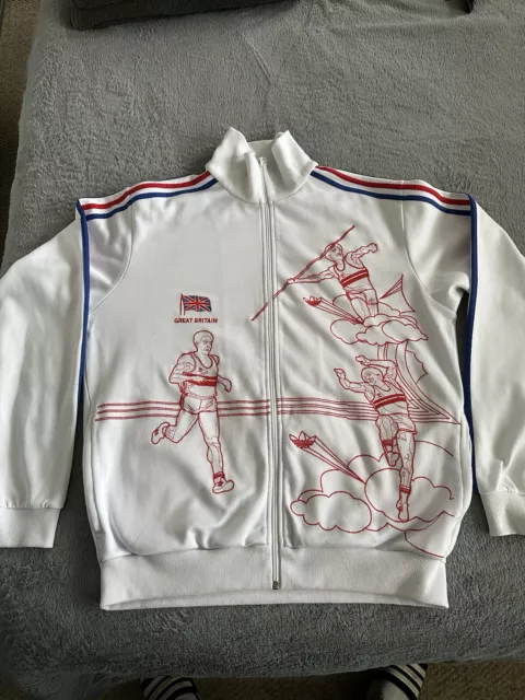 ADIDAS ORIGINALS TEAM GB Daley Thompson Track Top Jacket XL RARE retro Olympics 80.00 PicClick UK