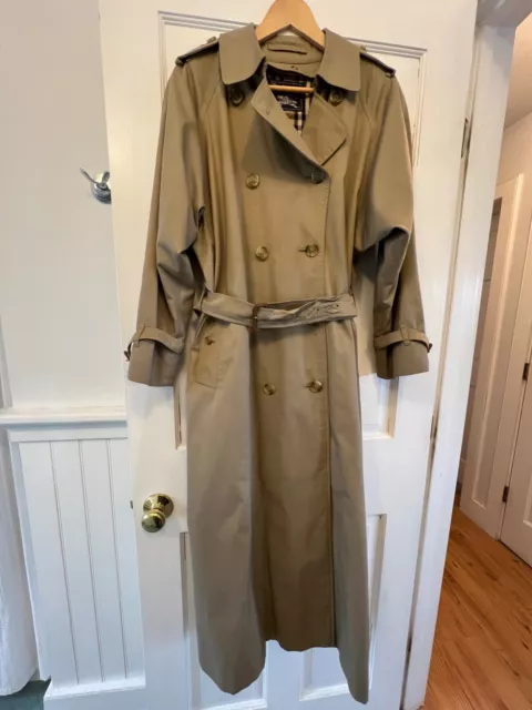 BURBERRYS Vintage Women's Trench Coat - Size 14 XL Plus - Very Good Condition!