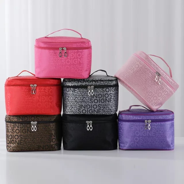 Large Capacity Cosmetic Bag Multi-function Wash Bag Storage Bags  Women