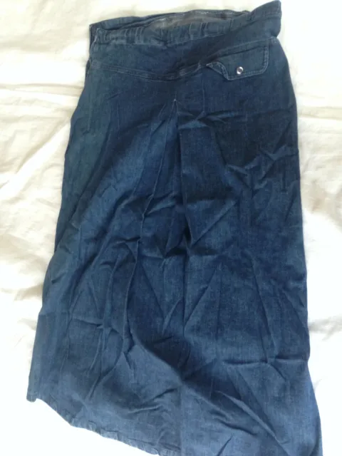 KIABI MAMAN jupe femme longue  jean coton élastane bleu Taille 40