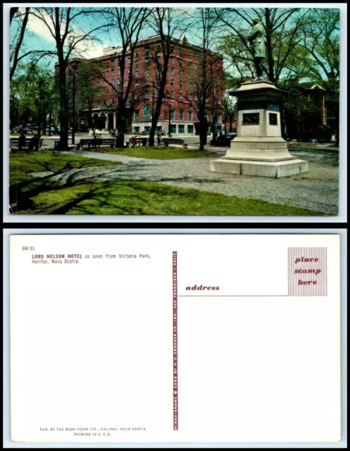 CANADA Postcard - Nova Scotia, Halifax, Lord Nelson Hotel From Victoria Park Q24