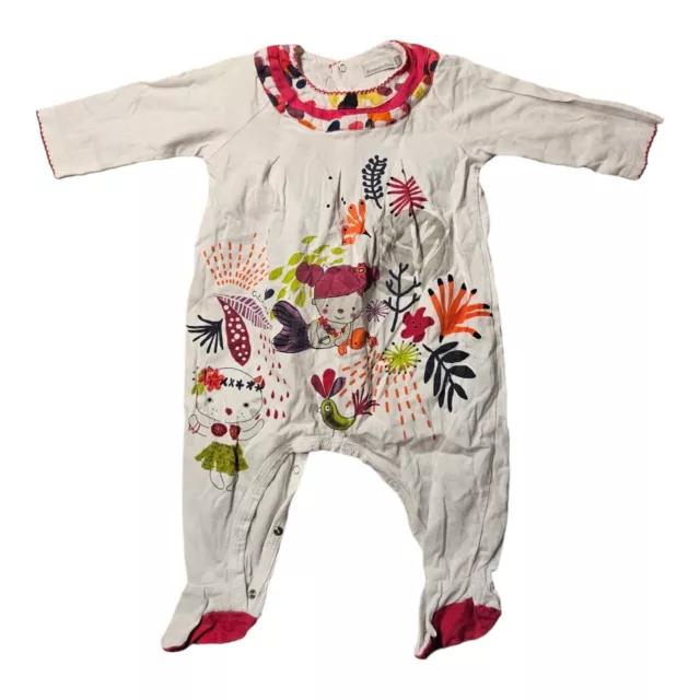 Original Baby Designer Strampler Overall von Catimini Größe 3M 56 62