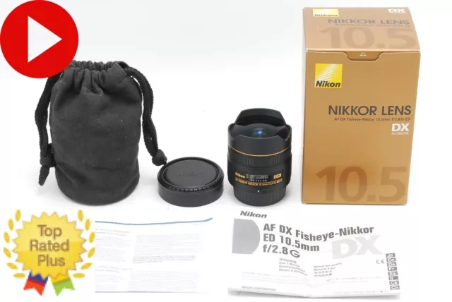 Video [Near Mint /Box] Nikon AF DX Fisheye Nikkor 10.5mm F/2.8 G ED From JAPAN