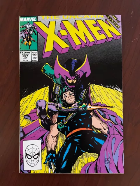 Uncanny X-Men #257 (Marvel Comics 1990) Jim Lee 1st Jubilee in Costume 9.0 VF/NM