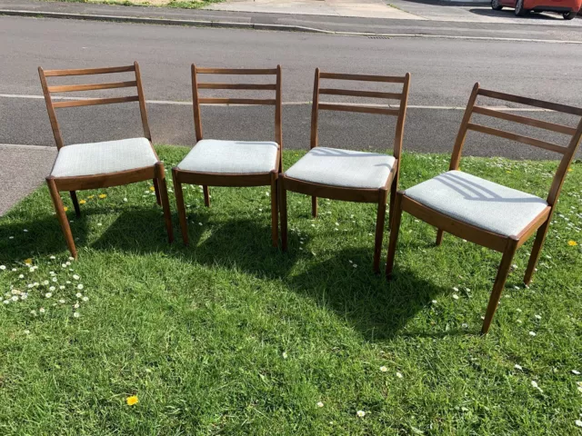 Mid Century 4 G Plan Teak Fresco Dining Chairs