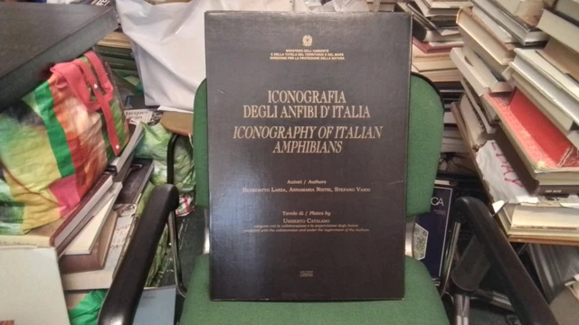 ICONOGRAFIA DEGLI ANFIBI D'ITALIA, 45 TAVOLE E VOLUME DI TESTO, 30mg25
