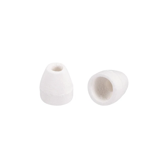 1500pcs 2mm Diam Perlina Isolante Ceramica +ico Perlina Isolante per Guaina
