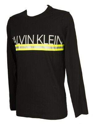 T-shirt uomo maglia manica lunga girocollo cotone CK CALVIN KLEIN articolo NM177
