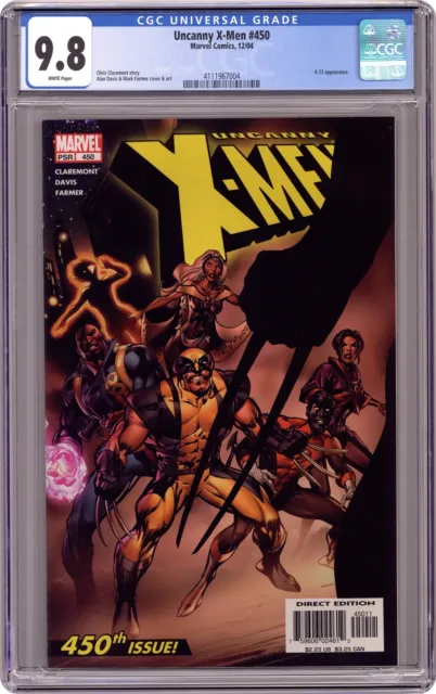 Uncanny X-Men #450 CGC 9.8 2004 4111967004