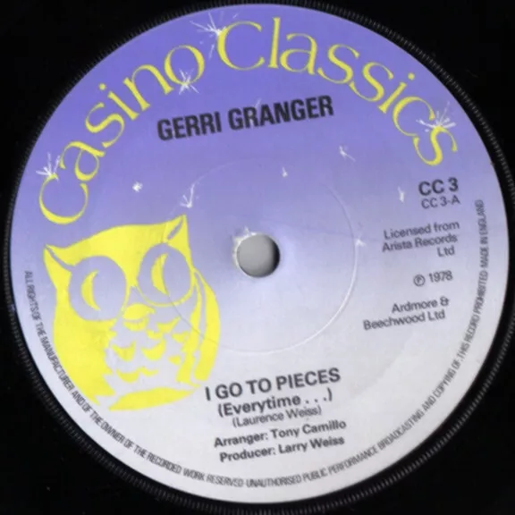 Gerri Granger - I Go To Pieces / Panic / Shake A Tail Feather, 7"(Vinyl)